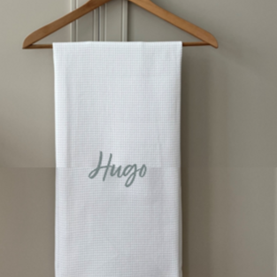 Toalla Cambiador Waffle Blanca