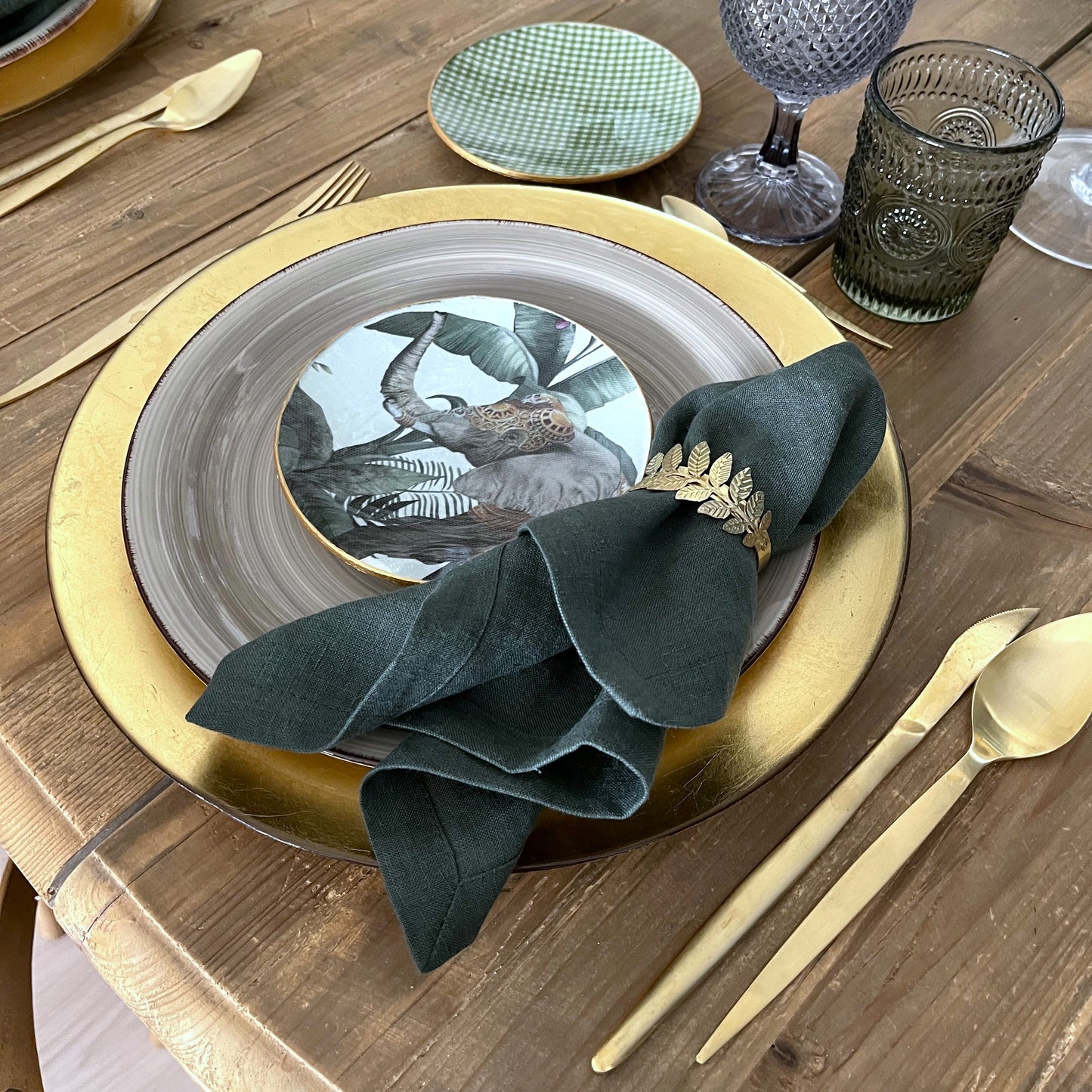Platos de Pan Elefantes Conjunto 6 uds