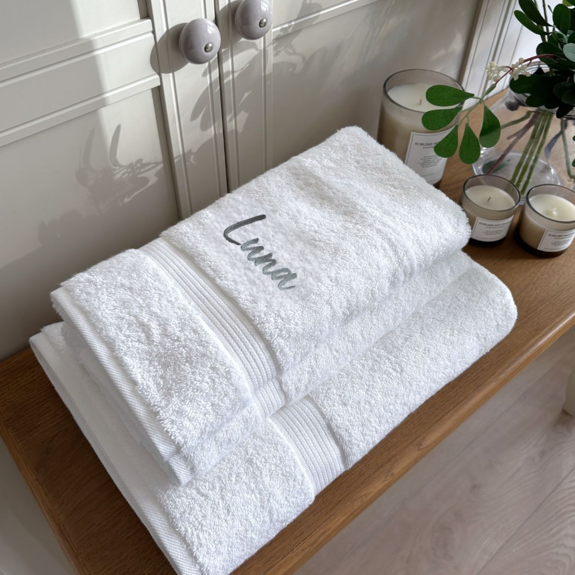 Toalla Ducha LUXUR con nombre