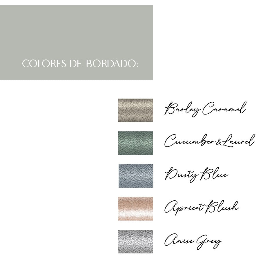 colores de bordado albornoz